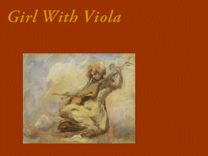 Girl With Viola