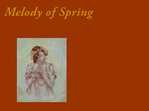 Melody of Spring copyright 1998-2009